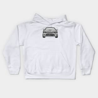 gift super cars illustration Kids Hoodie